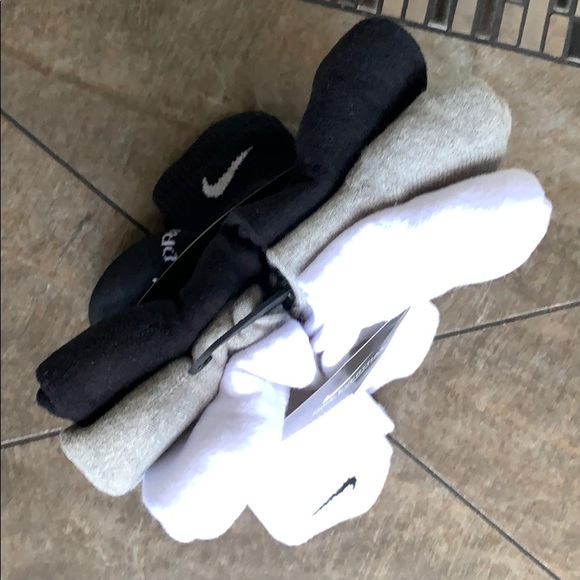 NIKE EVERYDAY COTTON CUSHIONED CREW SOCKS MEN’S - Picture 4 of 14